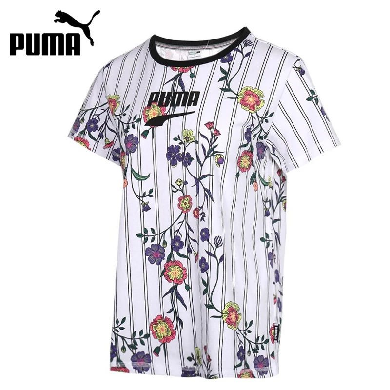 

Original New Arrival PUMA Downtown AOP Tee Women's T-shirts short sleeve Sportswear