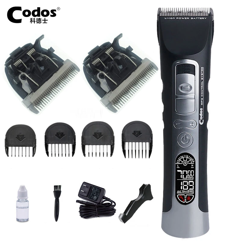 Профессиональная перезаряжаемая машинка для стрижки волос Codos CHC 970