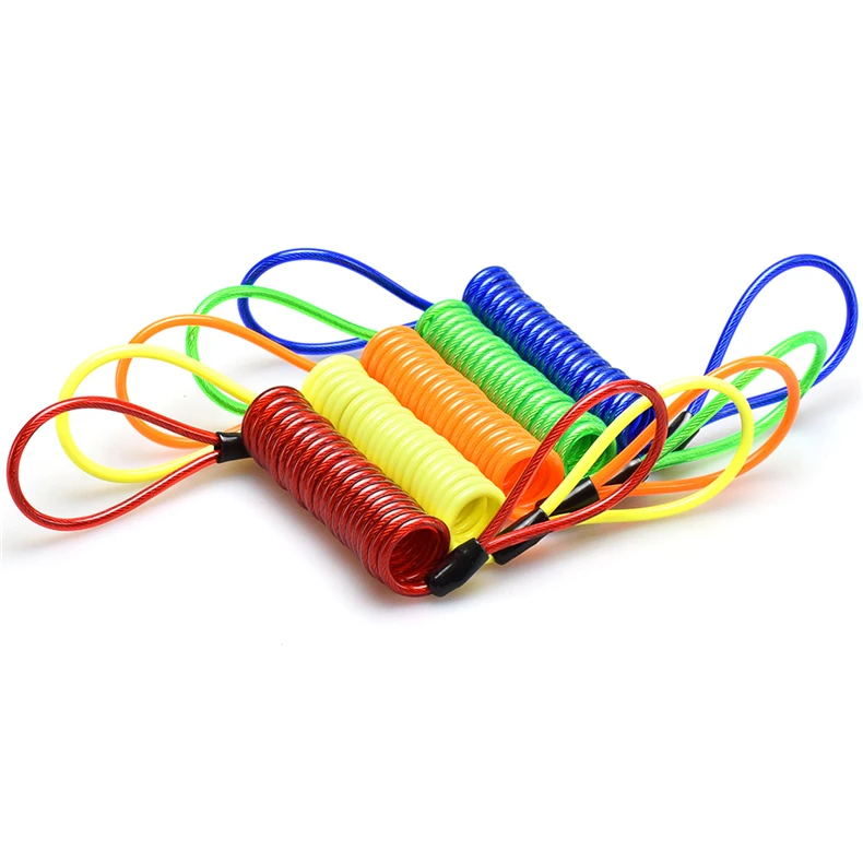 Мотоцикл дисковый тормоз замок предупреждающая веревка прицеп велосипед