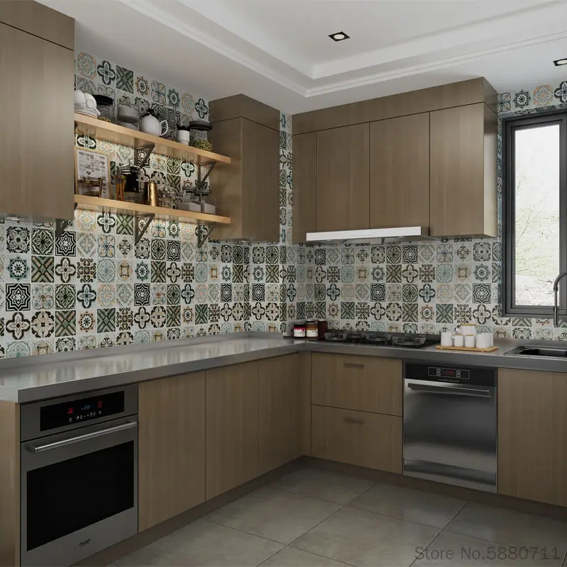 Самоклеящаяся антимасляная наклейка кухонная плита высокотемпературная