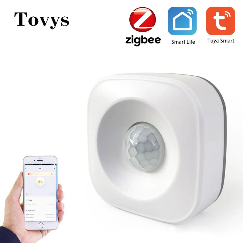 Беспроводной смарт-датчик движения Tuya ZigBee инфракрасный датчик для умного дома