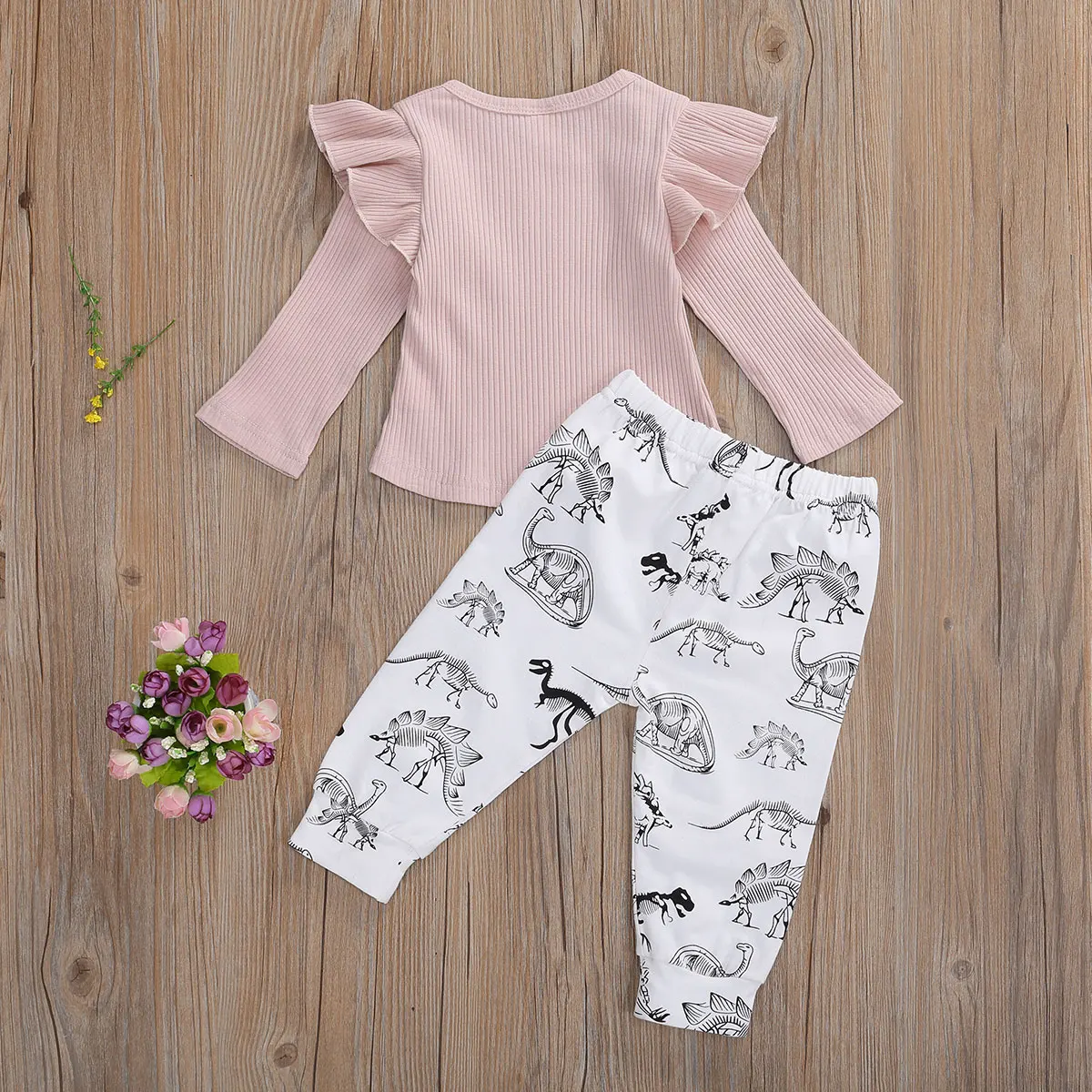 Осенние комплекты одежды для новорожденных Одежда маленьких девочек 2020