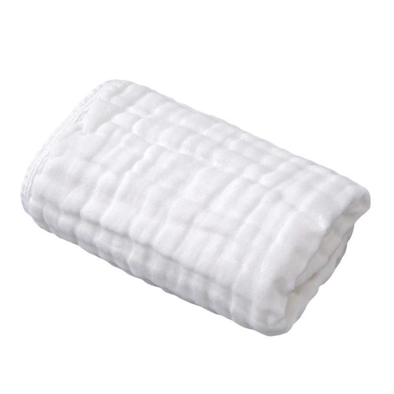 

Baby Cotton Long Square Towel Gauze Bath Towel Newborn Feeding Towel Burp Cloth