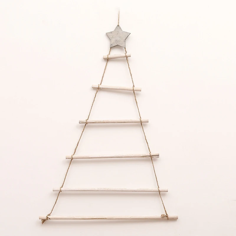 Рождественское дерево бревна подвесное орнамент стены двери украшения торговый