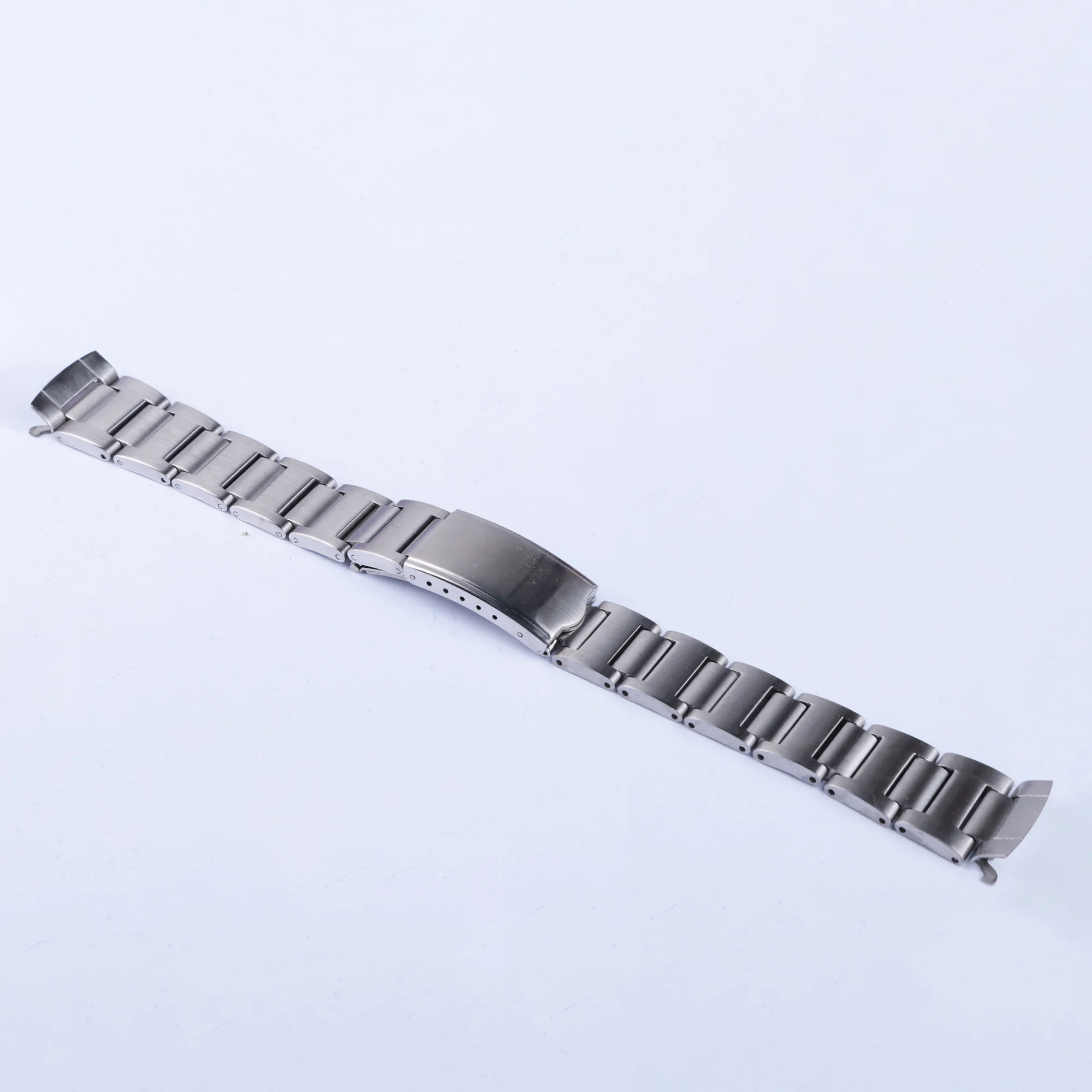 19mm vintage 316L hollow curved end watch strap band bracelet for seiko watch 6139-6002 6000 6001 6005 6032  chrono