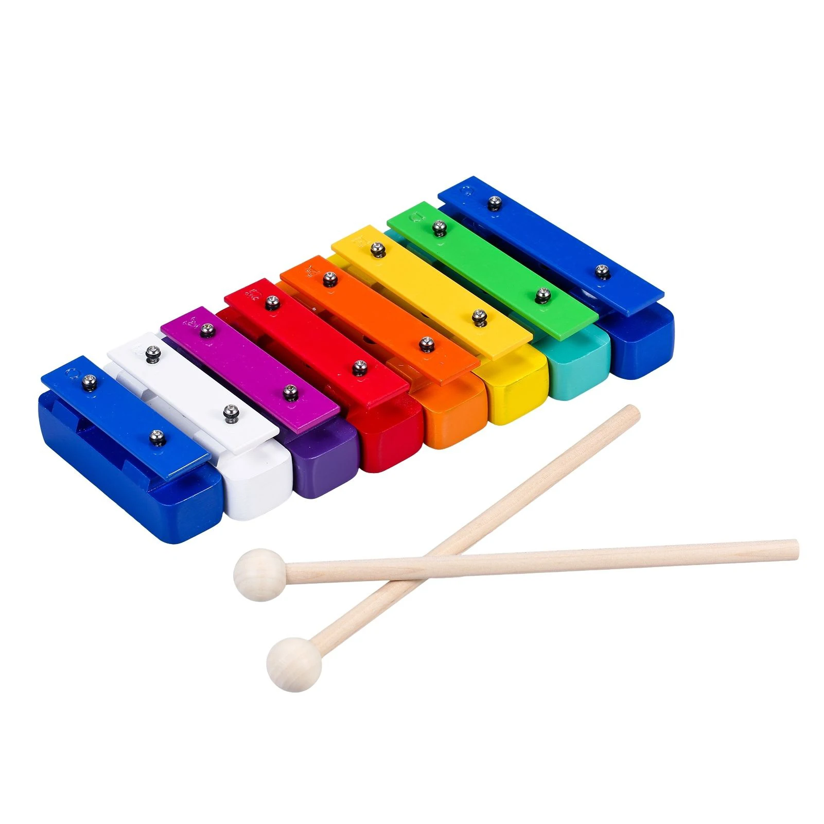 Цветные 8 ми NoteGlockenspiel ксилофон цветные колокольчики комплект перкуссионные