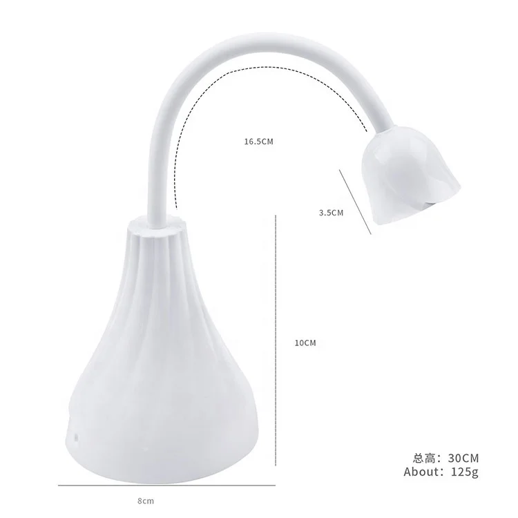 Новая компактная портативная лампа Lotus с USB-разъемом для дизайна ногтей ваза не