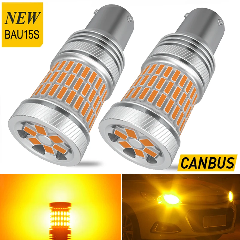 

2X CANBUS светодиодные лампочки сигнала поворота светильник светодиодный Нет Hyper Flash 1156 BAU15S PY21W BA15S P21W 3156 P21W для Audi Toyota Honda Ford 12V