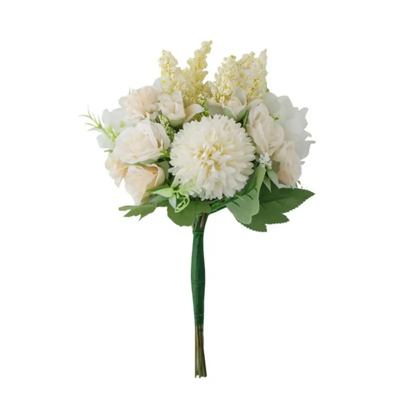 

Simulation Roses Wedding Bouquets Wedding Photography Props Hand-made Fake Flowers Home Decoration Simulation Silk Flowers