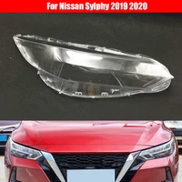 for nissan sylphy 2019 2020 headlamp lens car replacement clear auto shell car headlight covers