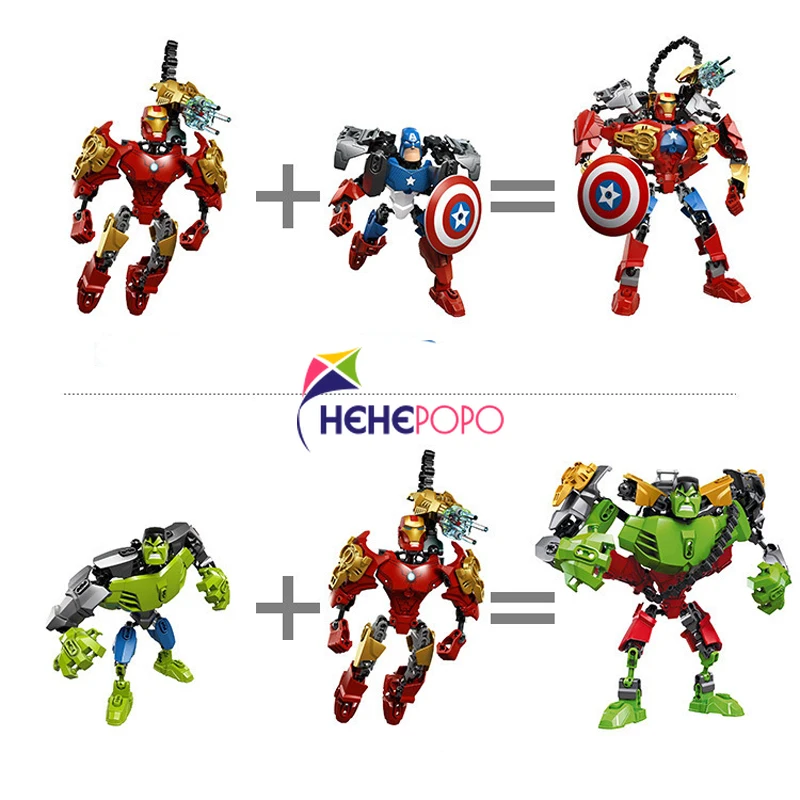 Конструктор мстители для мальчиков модель супергероя игрушка сделай сам