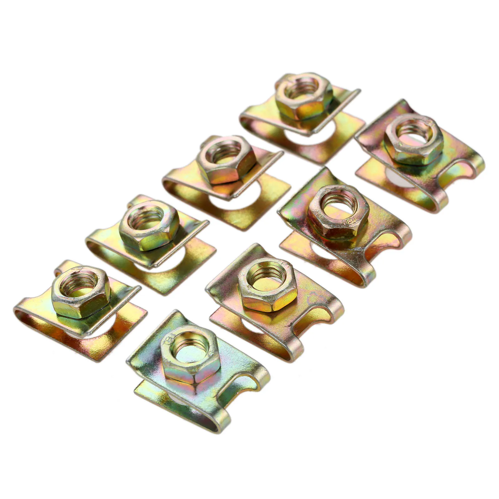 Yetaha 20 шт. крепежный зажим для автомобильного номерного знака Универсальная