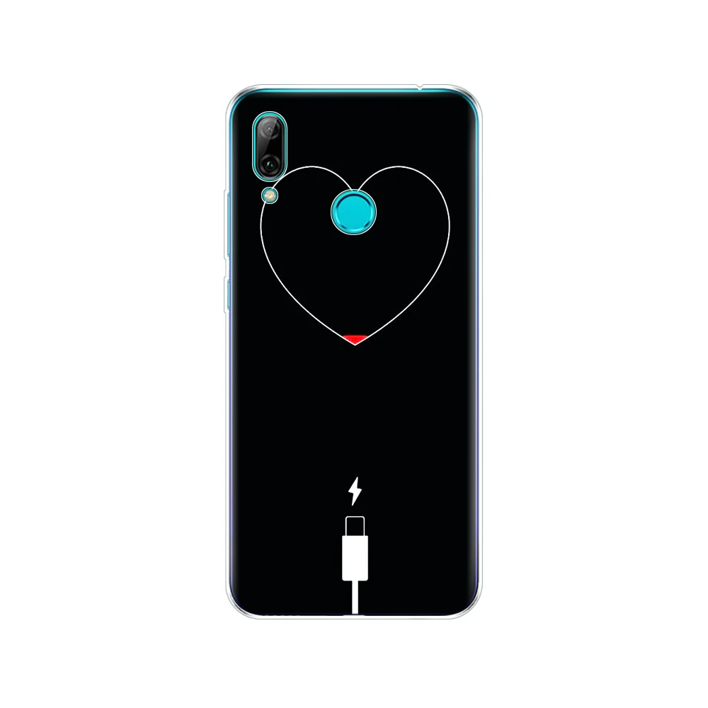 Case for Huawei y7 2019 case Silicon TPU Cover Soft Phone cover For Y7 prime y7pro bumper copas shockproof black | Мобильные