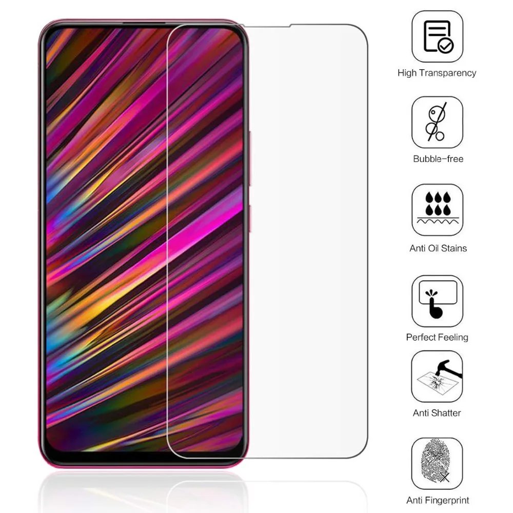 

Закаленное стекло 2.5D 9H для VIVO IQOO S1 U1 X27 Pro, Защита экрана для VIVO NEX 2 Z1 Z3i, зеркальное стекло
