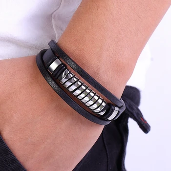 Fashion Geometric Design - Multi-layer Stainless Steel Bracelet 3