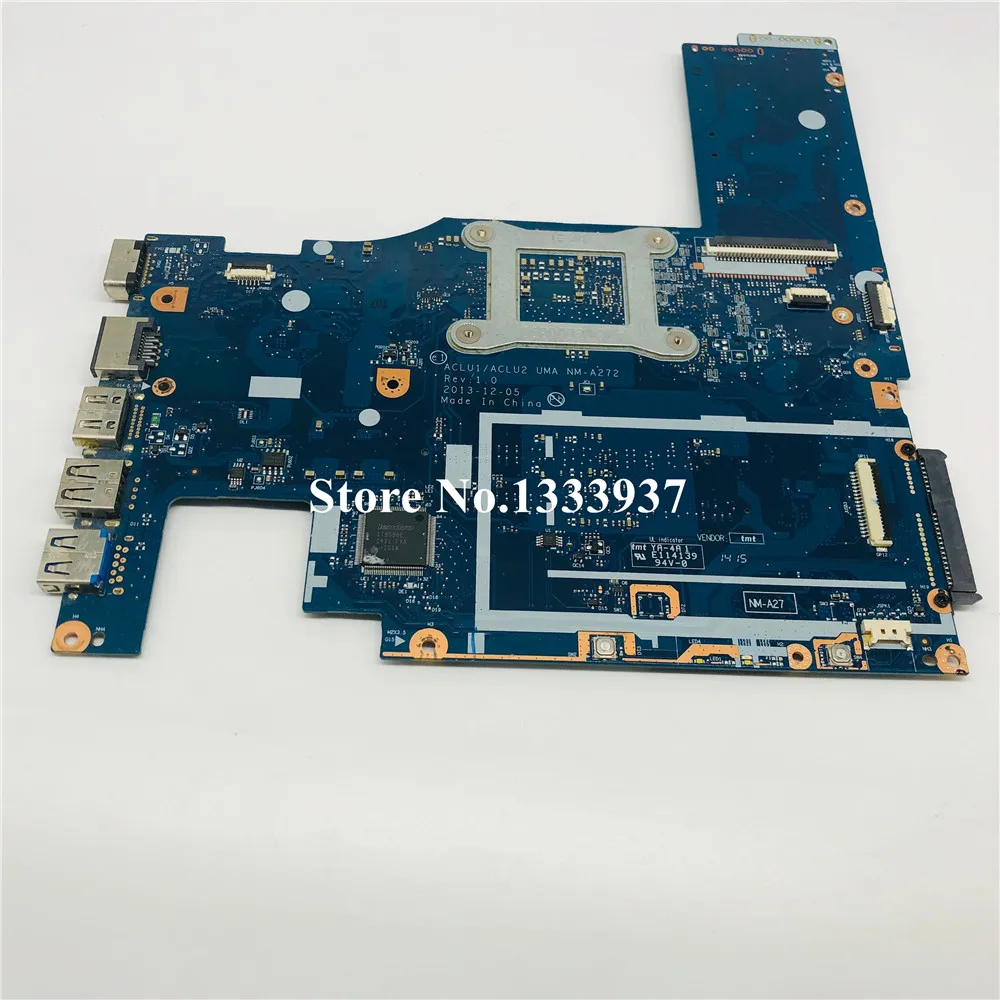 

ACLU1/ACLU2 NM-A272 laptop Motherboard for Lenovo G50-70 Z50-70 G50-70M mianboard I5-4200U I5-4210U