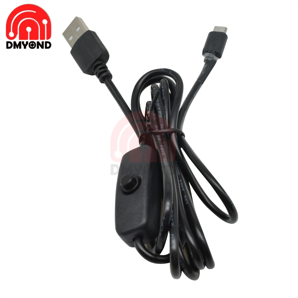 Горячая Распродажа кабель питания Micro USB для зарядки 1 5 м провод с выключателем