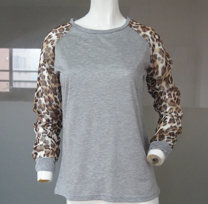 Женские топы блузки с длинным рукавом рубашка в стиле пэчворк туника футболка