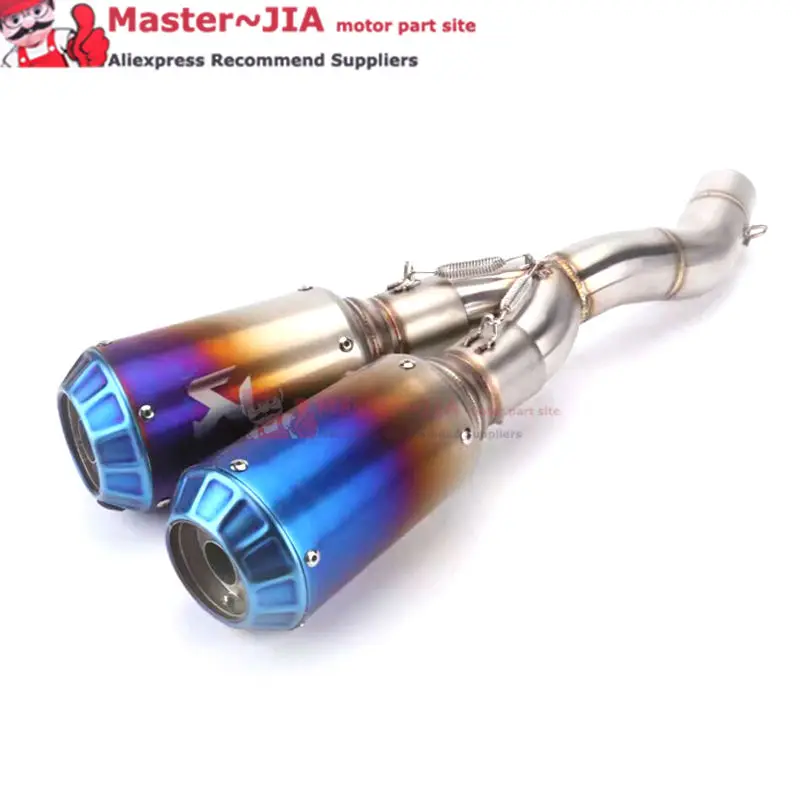 

SCRAMBLER Motorcycle Exhaust full system middle pipe Muffler for DUCATI SCRAMBLER Slip On