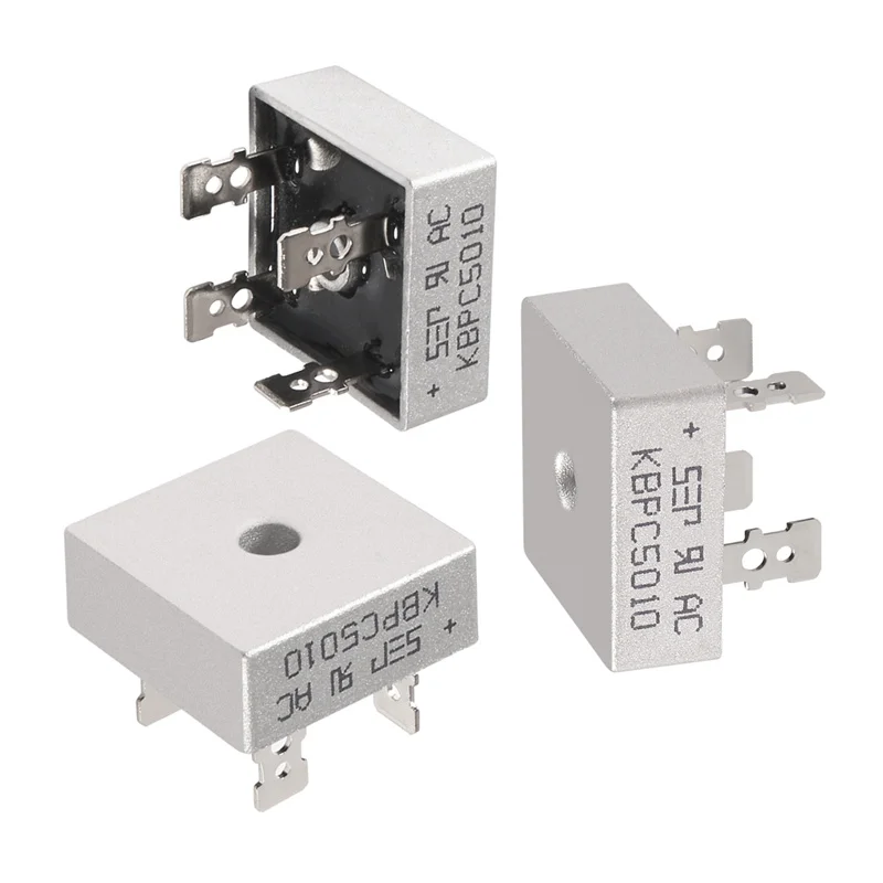 

3pcs/lot KBPC5010 50A 1000V Diode Bridge Rectifier kbpc5010