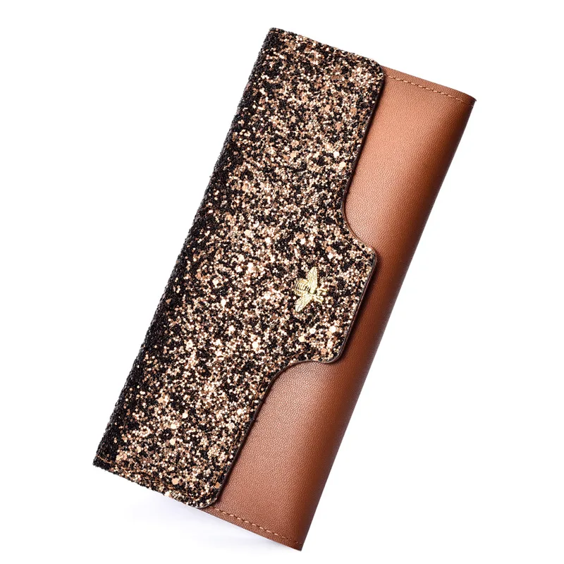 Женские кошельки милый Длинный кошелек модный причудливый на застежке с