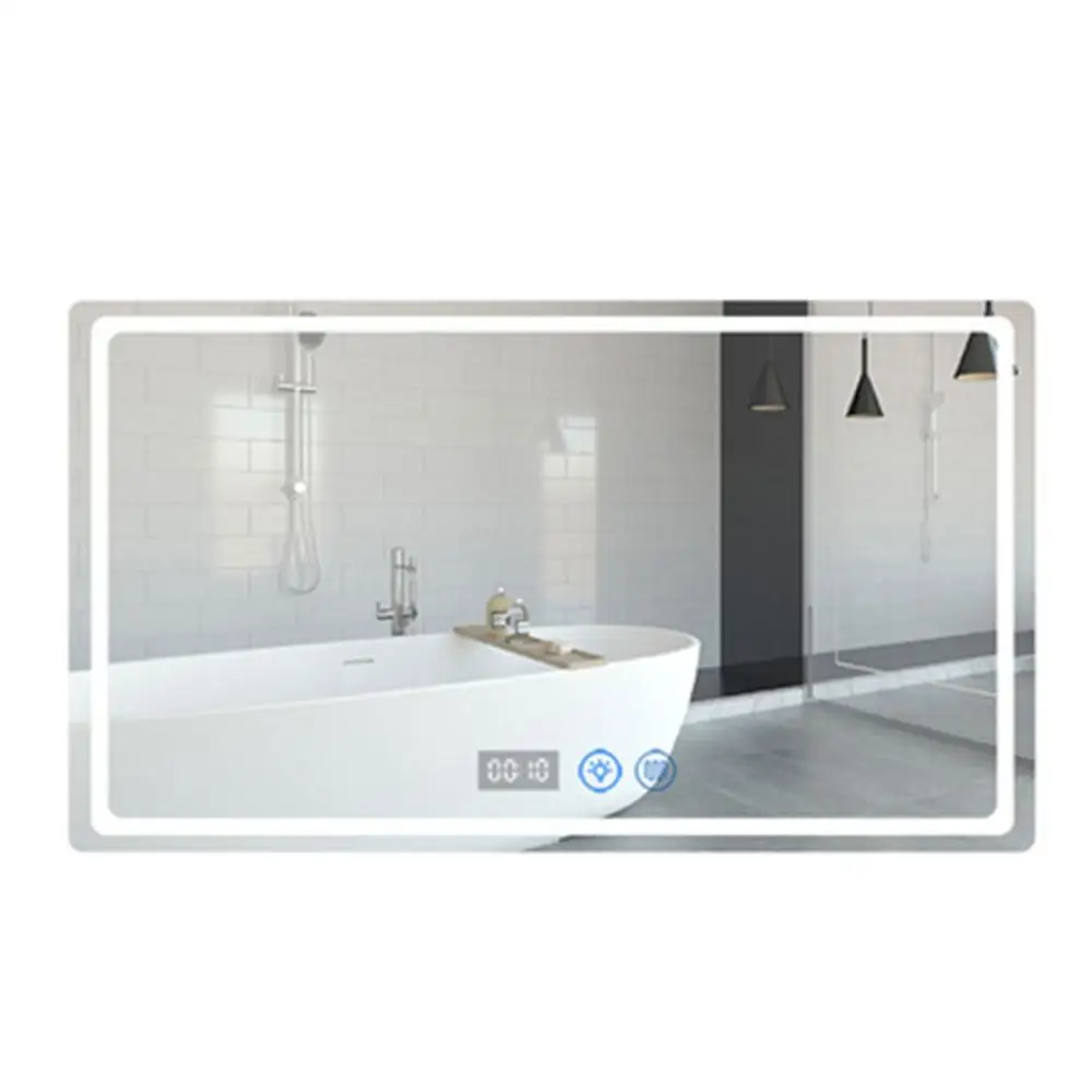

Rectangle LED Vanity Lamp Bathroom Mirror with Lights Hollywood Touch Dimmable Makeup Cosmetic Mirror for Dressing Room Bedroom