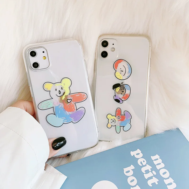 Прозрачный чехол для iPhone 11 Pro Max XR Xs X 7 8 6 6s Puls | Мобильные телефоны и аксессуары