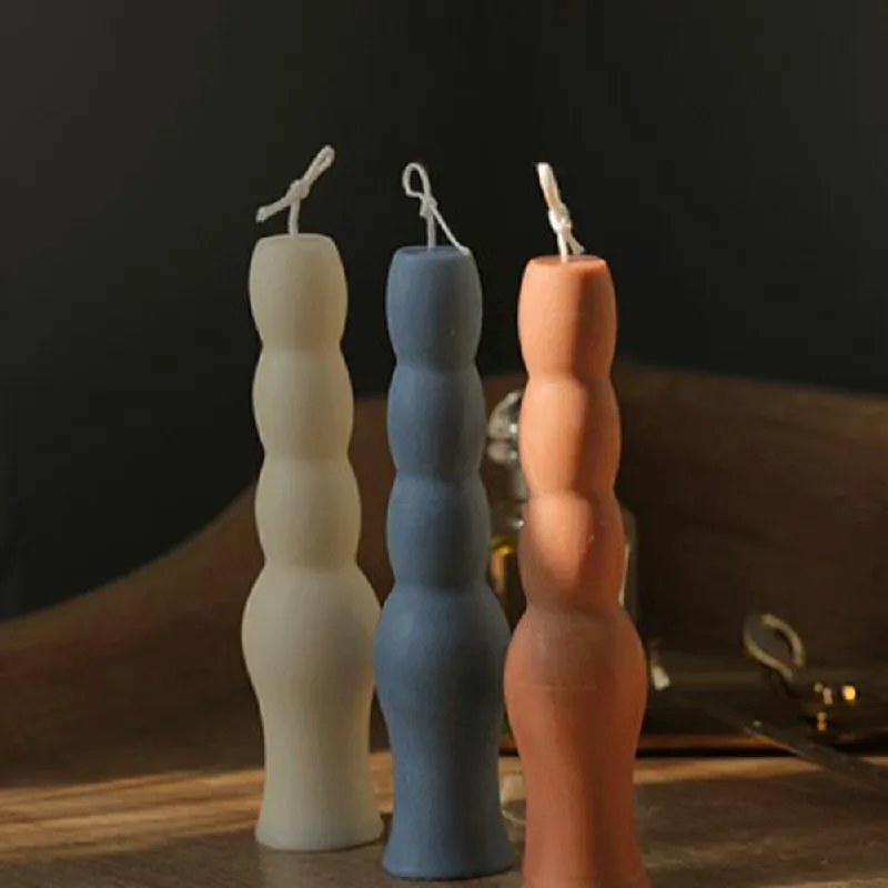 

Candle Mould Long Rod Candlestick Shape Small Four Section Candle Silicone Mold Aromatherapy Candle Mold