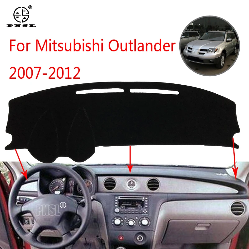 PNSL коврик для приборной панели автомобиля Mitsubishi Outlander 2007-2012 защита от солнца