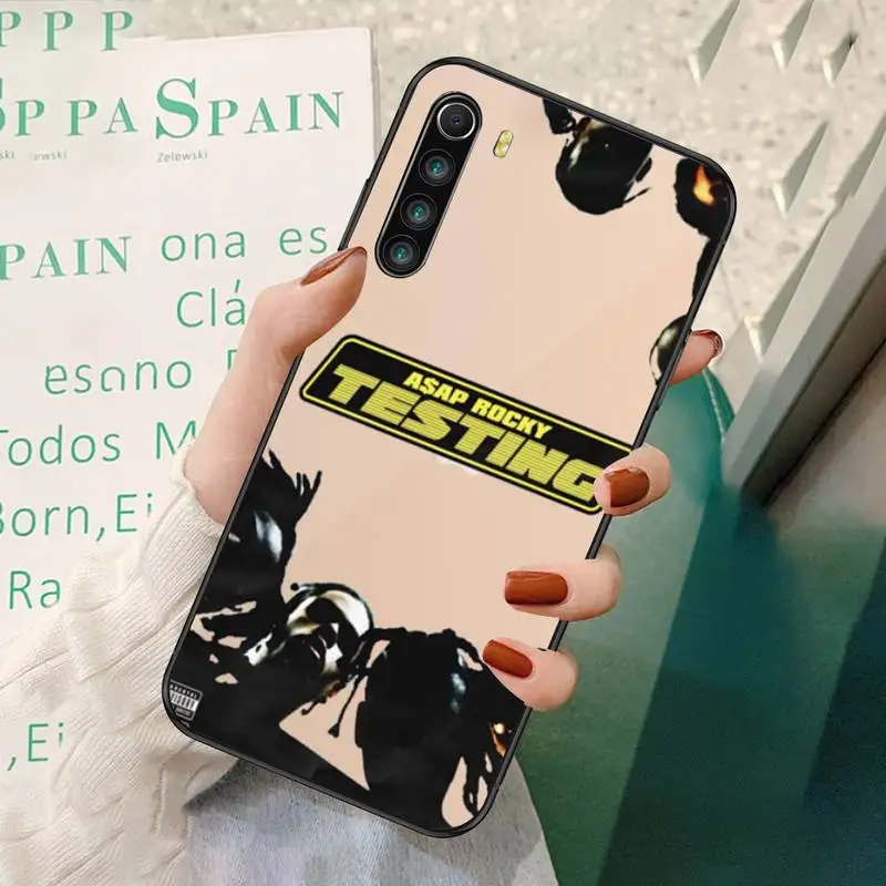 

ZFGHSHYQ Asap Rocky Rapper Black TPU Phone Case For Redmi 7 8 9 A K20 30 Pro Note 8 9 Pro 9s