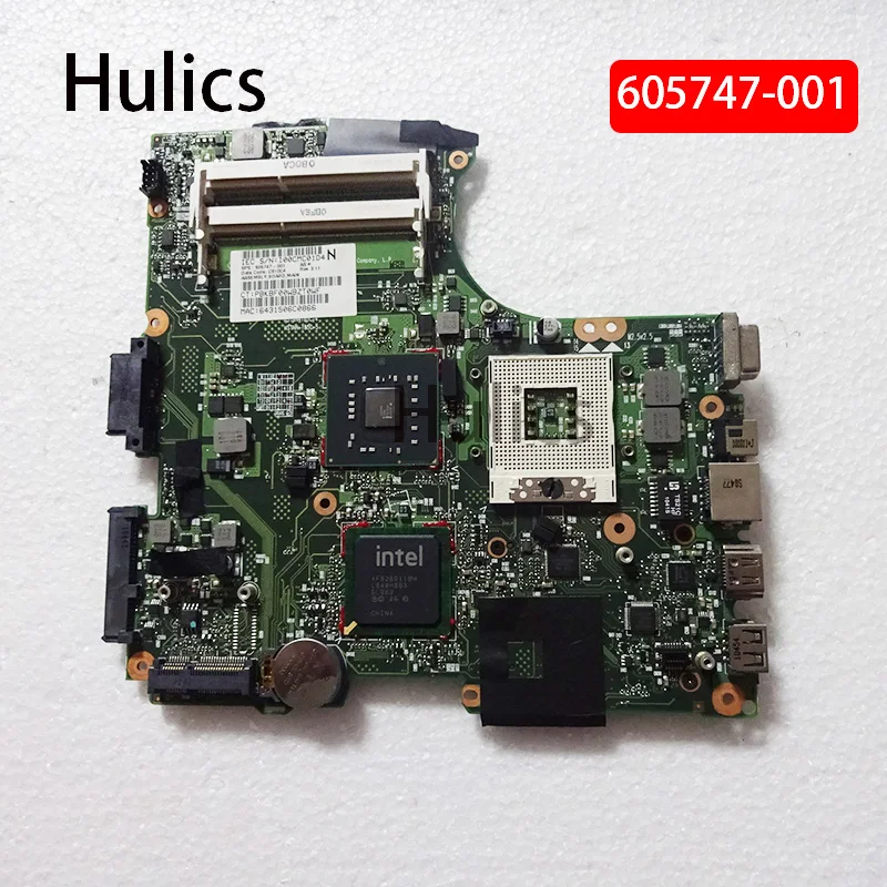 Материнская плата Hulics Original 605747-001 605748-001 для ноутбука HP Compaq 320 420 620 CQ320 CQ420 CQ620 GM45 DDR3 |