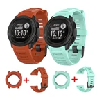 Ремешок для Garmin Instinct + защитный чехол для браслета, аксессуары для Garmin Смарт-часы с заменой ремешка