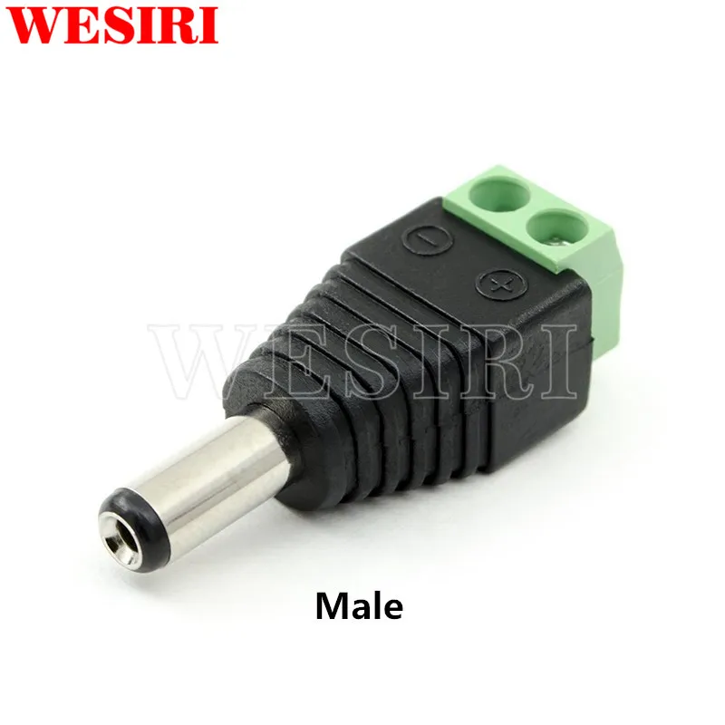 5 шт. Женский и мужской соединитель постоянного тока 2 1*5.5 мм разъем питания