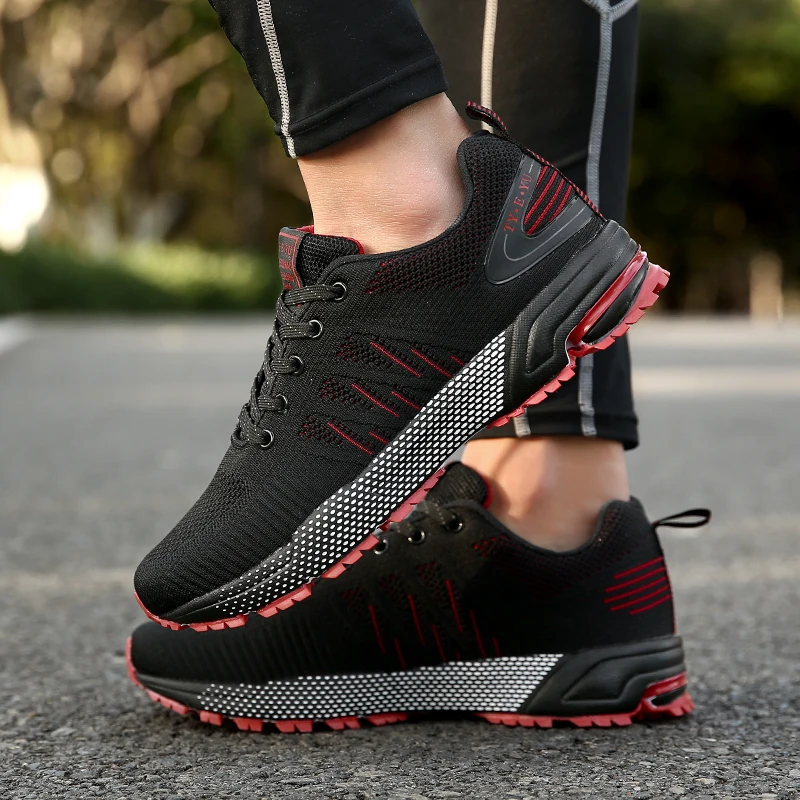 

Marathon flying woven sports running shoes men's lightweight mesh breathable running shoes sports shoes casual shoes sneakers