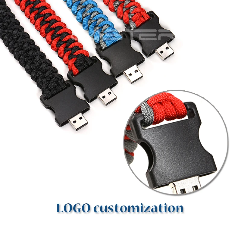 USB-флеш-накопитель в нейлоновой оплетке 4/8/16/32/64/128 ГБ | Компьютеры и офис