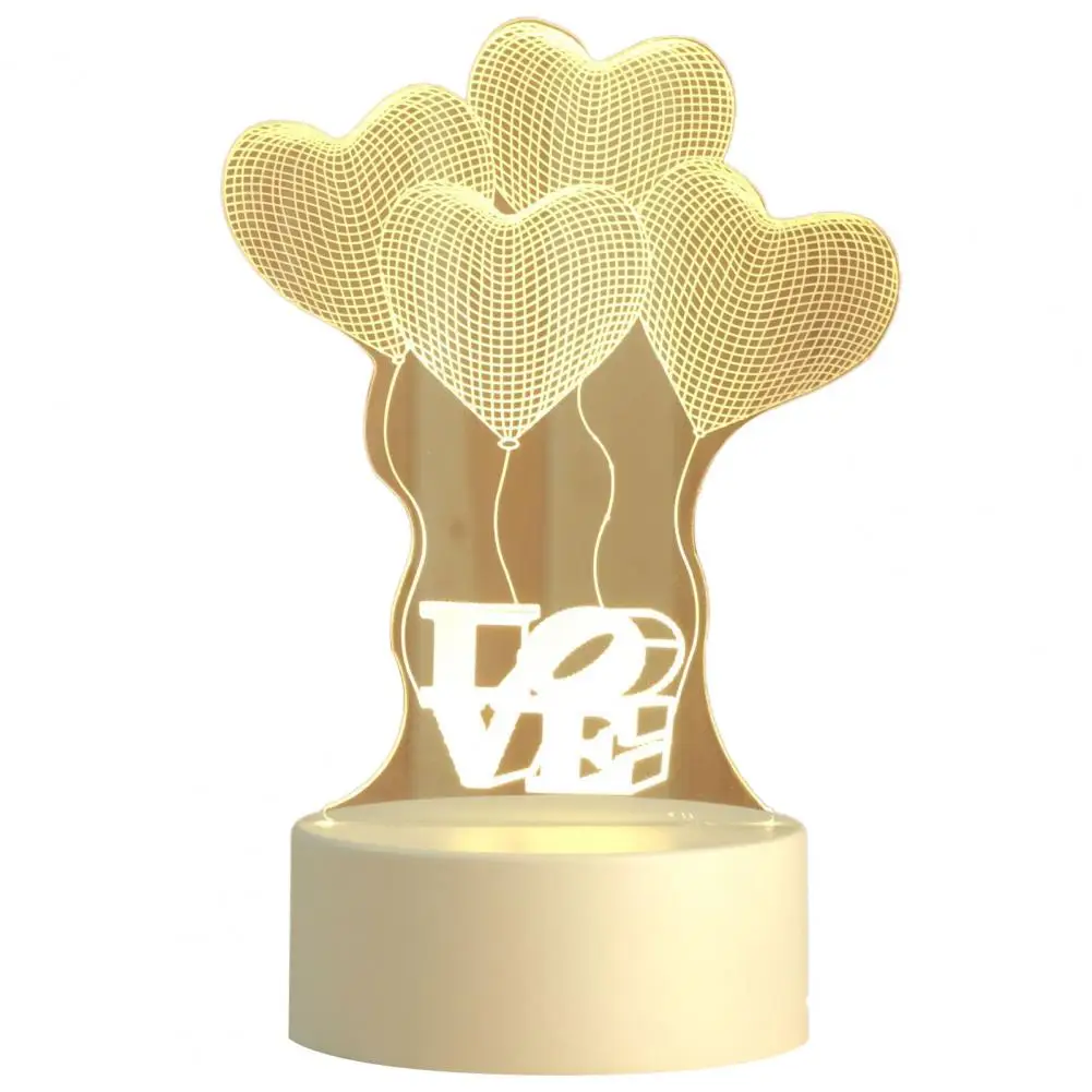 

HOT SALESHeart-shaped Balloon LED Night Light Table Lamp Home Party Decor Valentines Gift