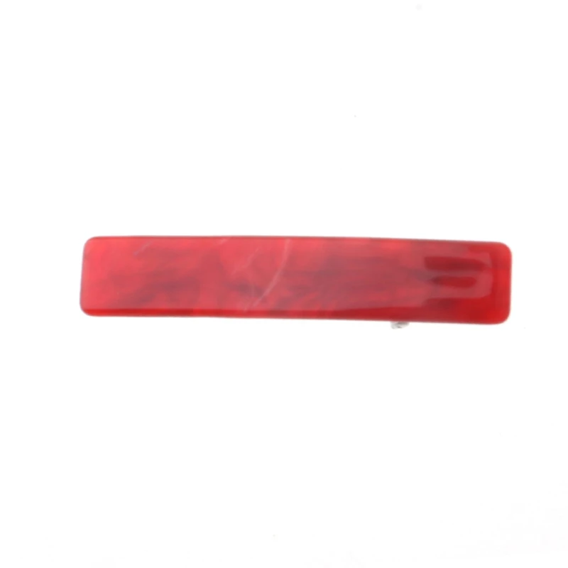 

"Mi Dairy Factory Straight Clip Pure colour New Arrival Acrylic Barrettes Glitter Ins Hot sale Children's Day Gift For Girl "