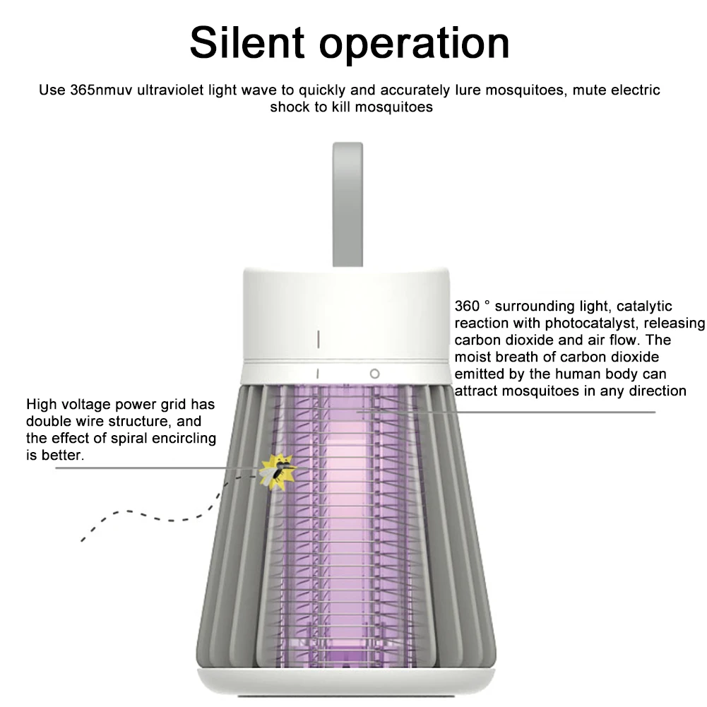 Лампа для борьбы с вредителями балкона домашняя светодиодсветодиодный