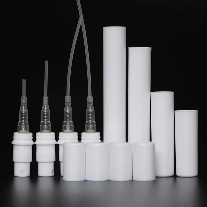 100Pcs 2ml 3ml 4ml 5ml White Plastic Perfume Atomizer Small Mini Empty Spray Refillable Bottle Travel Vials Cosmetics Containers | Красота и