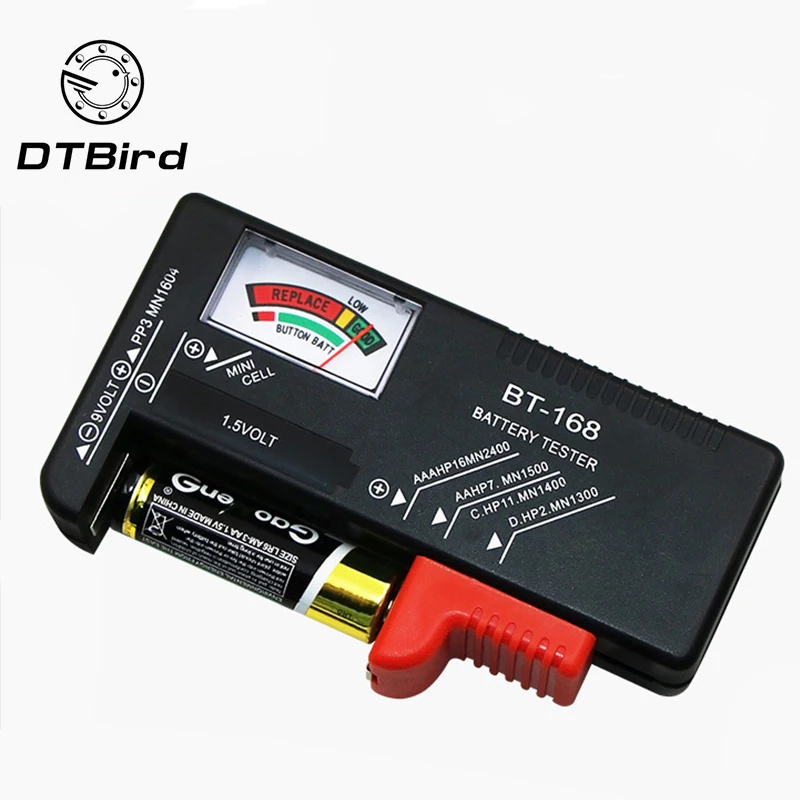 Инструмент для диагностики емкости аккумулятора с ЖК-дисплеем BT-168D дюйма тестер