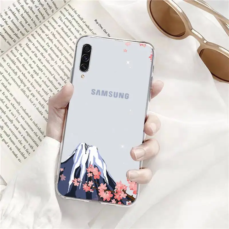

Fuji Mountain beautiful Phone Case Transparent for Samsung s9 s10 s20 Huawei honor P20 P30 P40 xiaomi note mi 8 9 pro lite plus