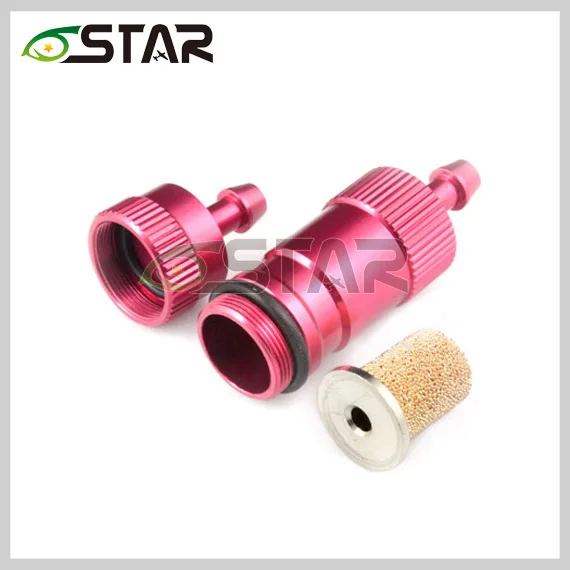 6 Star D4.5 * D3 L51mm высокой точности Большой топливный фильтр 3 мм RC бак аксессуары для