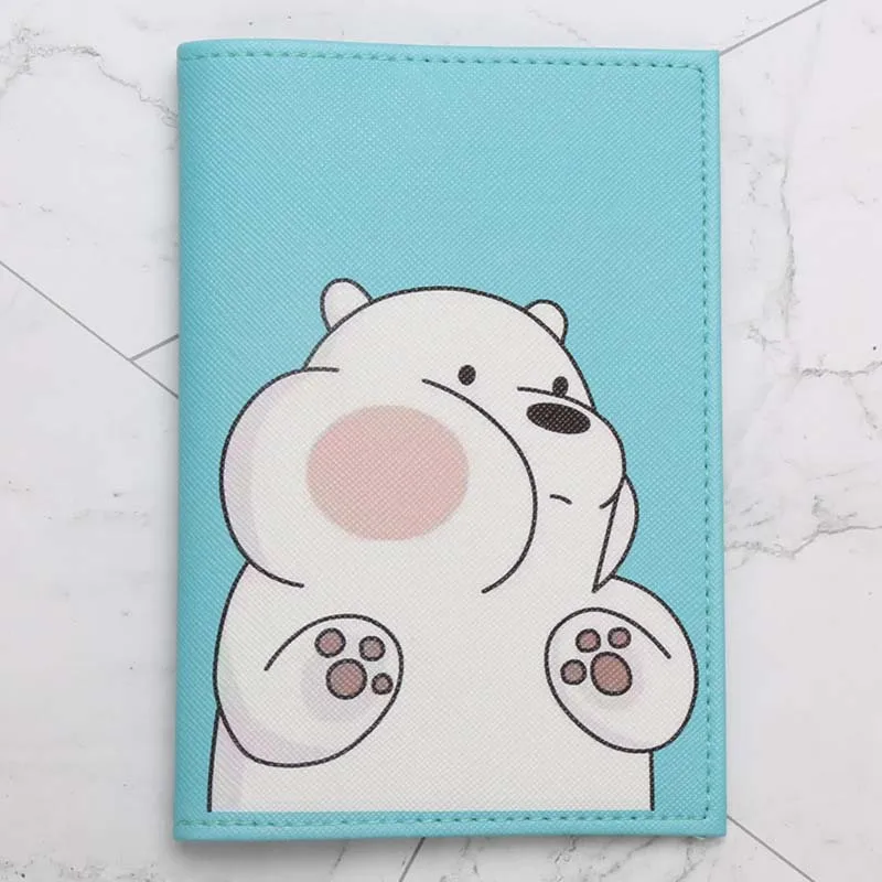 Kawaii мультфильм шаблон обложка для паспорта для детей студентов Air билета защита паспорта держатель для женщин Путешествия за рубежом Id карты держатель - Цвет: G