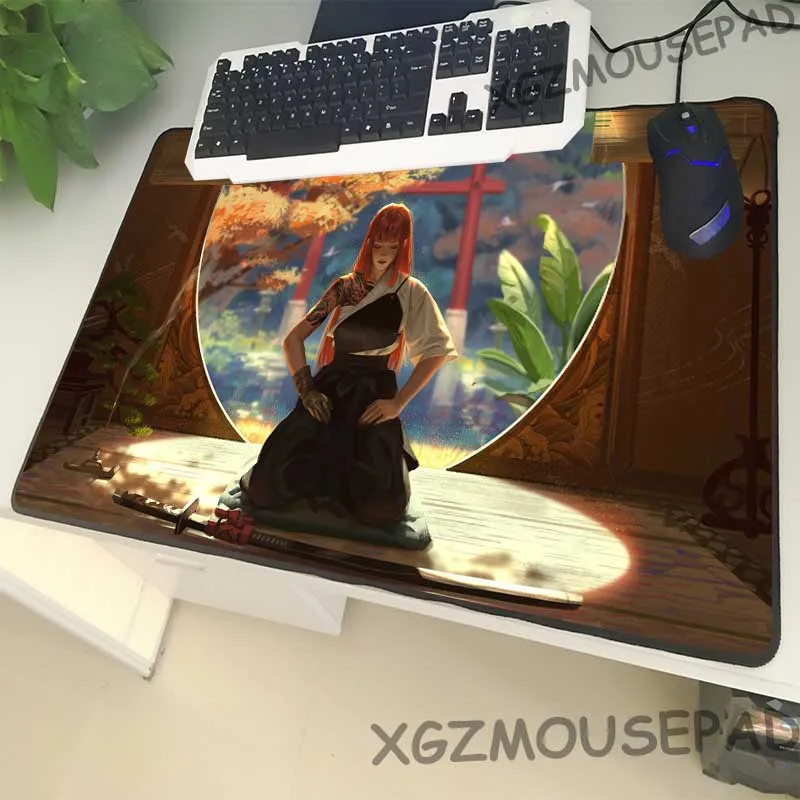 Коврик для мыши XGZ большого размера с Черным Замком модный сексуальный женский