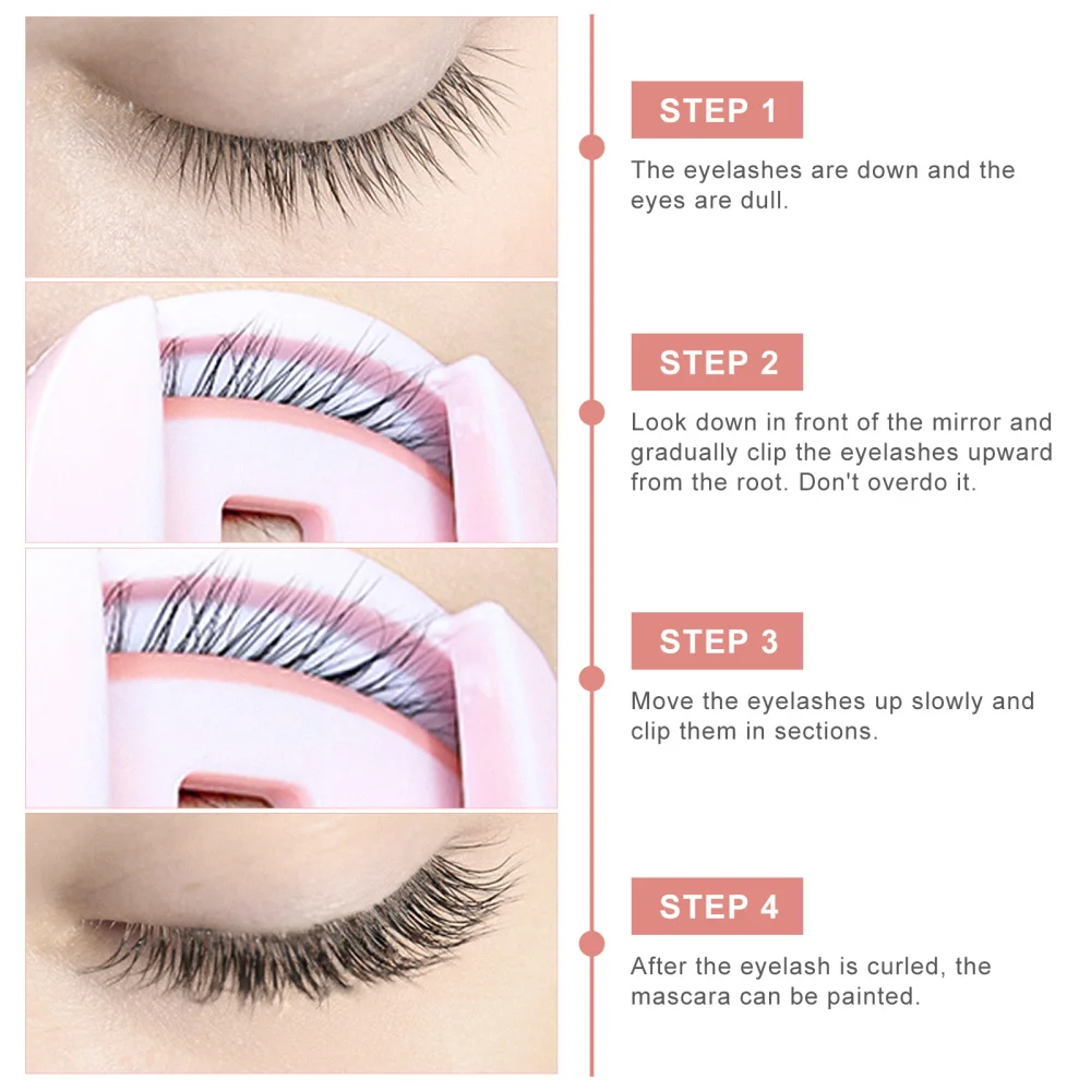 

1 Set Eyelash Curler Eyelash Trimming Tool Set Portable Eyelash Curler Trimming Tool Set Anti-clip Eyelids Makeu