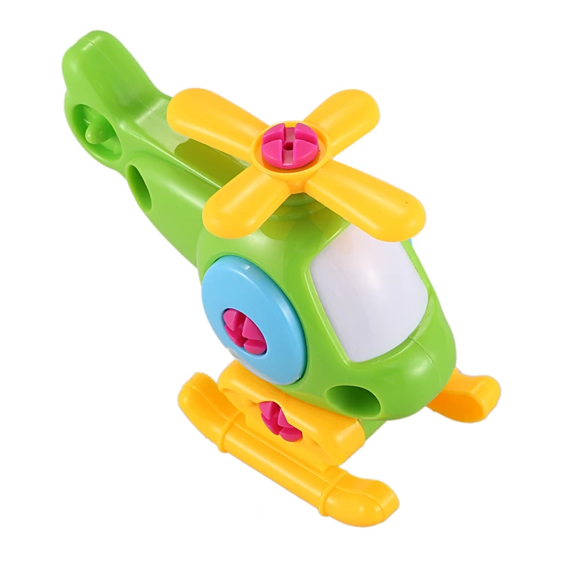 Строительные игрушки разбираются в сборе вертолет головоломка для детей 3 лет