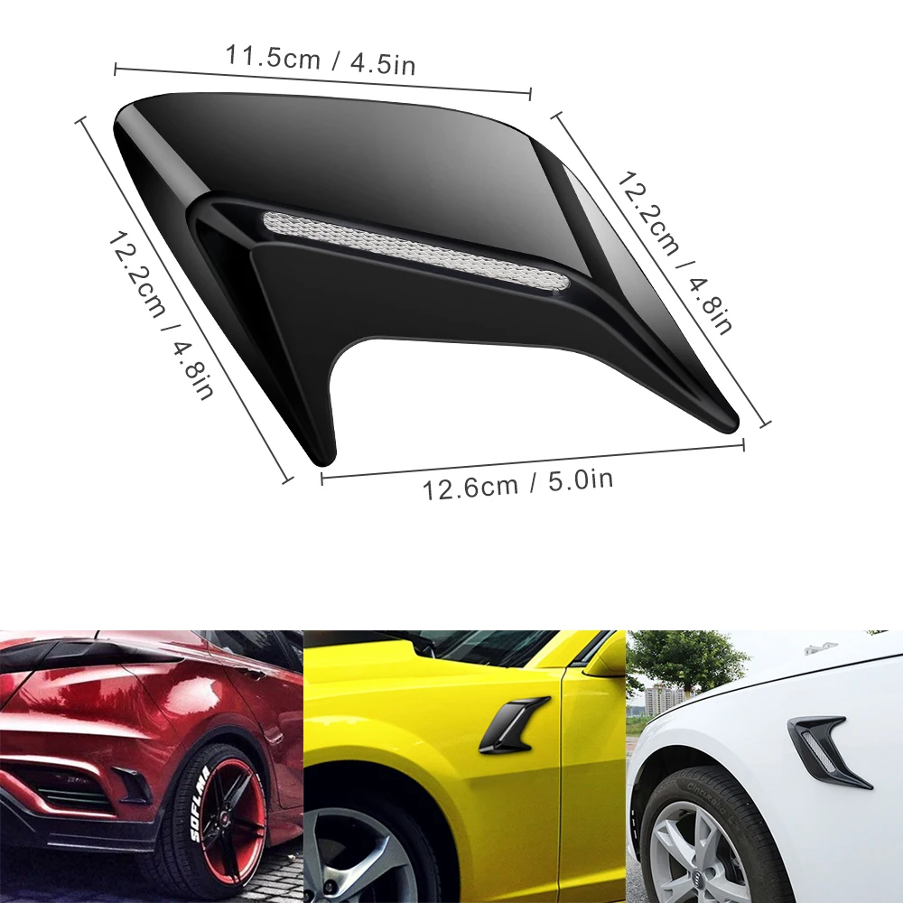 Автомобиль акула жабры форма впускная решетка ветер сетка наклейка для Lincoln