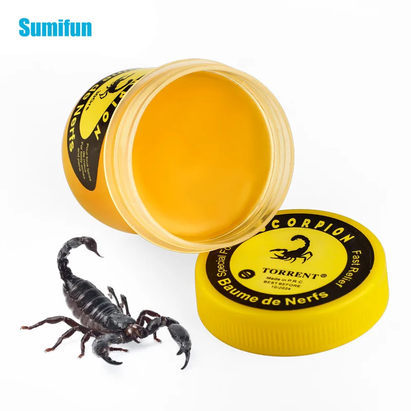 

30g Scorpion Cream Cooling Oil Mint Repellent Mosquito Bites Treatment Dizziness Joint Pain Powerful Relieve Ointment