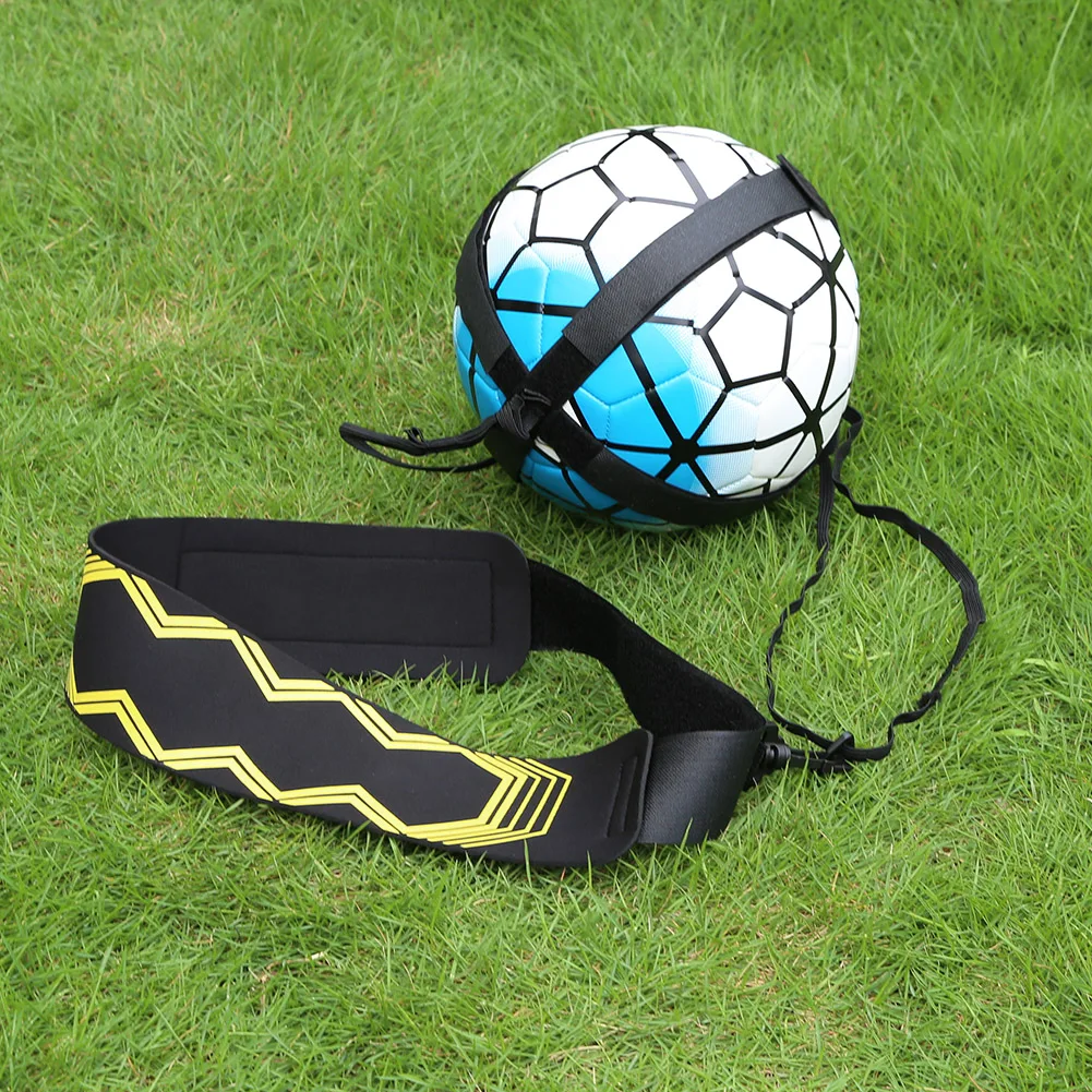 Регулируемый тренировочный футбольный мяч, тренировочное оборудование для соло, тренировочный тренажер для футбола, эластичный пояс, Спор...