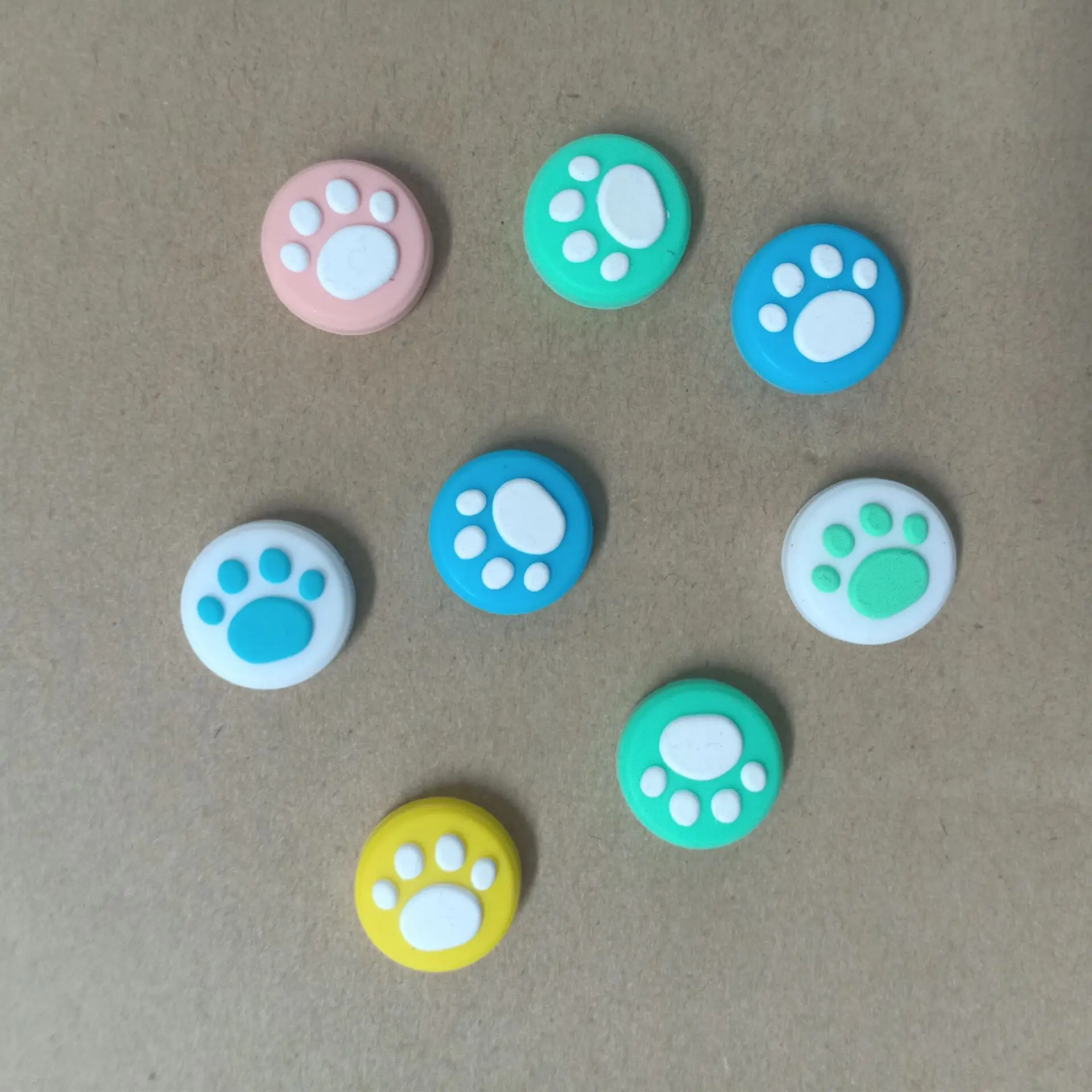 

1000pcs Lovely Cat Paw Claw Thumb Stick Grip Cap Joystick Cover For N-intendo Switch NS Lite Joy-Con Controller Gamepad Thumbsti